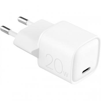 Cargador Rápido Puro Fast Mini 20W USB-C Blanco Power Delivery