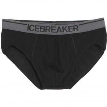 Icebreaker Anatomica Ropa Interior, Hombre, Negro/Gris
