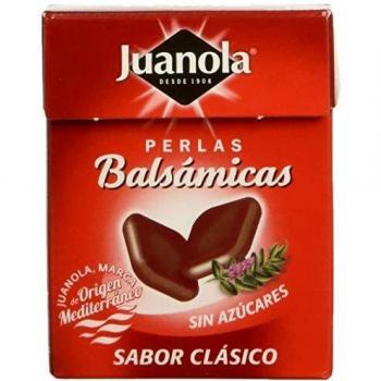 Juanola Perlas Balsámicas, Sabor Clásico, Sin Azucar, 25 GR