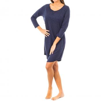 Camisón de manga larga y cuello de barca Tommy Hilfiger 1487903526 mujer