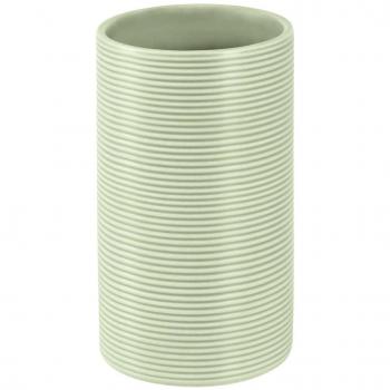 Portacepillos de dientes SPIRELLA Tube Ribbed de gres gris Ø6 x 10,5 cm