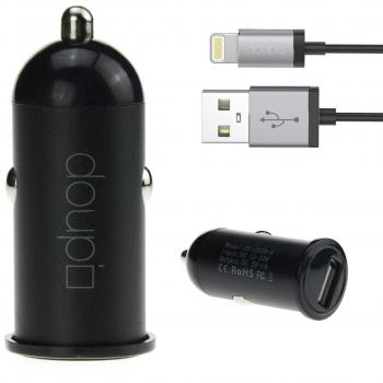 doupi - 2en1 coche Conjunto de carga para el iPhone 8 / 8 Plus, iPhone X