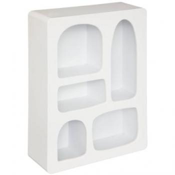 Estantería Rivi de Madera Gris 45x65 cm - Atmosphera Créateur D'Intérieur