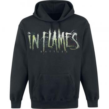 In Flames Battles Badge Sudadera con capucha Negro XXL