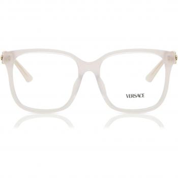 Versace VE3332D Asian Fit 5391 Women's Eyeglasses White Size 55 (Frame Only) - Blue Light Block Available