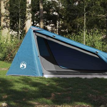 Tienda de campaña túnel impermeable para 1 persona color azul