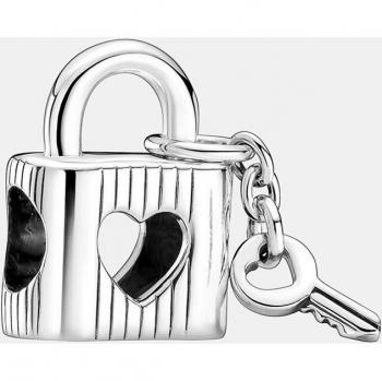 Charm Candado & Llave de Corazón Pandora Moments de Plata