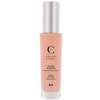 Couleur Caramel Hydra Jeunesse Fluid Foundation 22 Rosy Beige 30ml - Hydrating Anti-Aging Formula