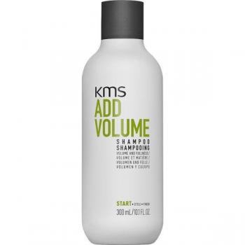 KMS Addvolume Shampoo 300 ml - Champú unisex para dar volumen, fórmula ligera que limpia suavemente el cabello, ideal para cabellos finos y sin cuerpo, proporciona textura y plenitud, libre de sulfatos