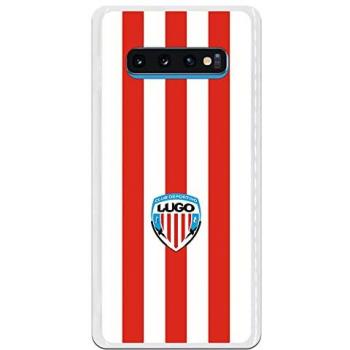 Funda Original Licenciada para Samsung Galaxy S10 Plus - Lugo Roja y Blanca