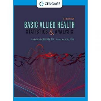 Basic Allied Health Statistics and Analysis, Spiral bound