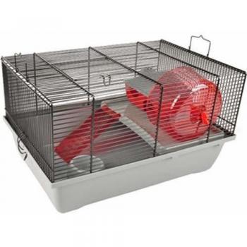Jaula para Ratón Flamingo Tito con Diseño Espacioso y Accesorios Incluidos