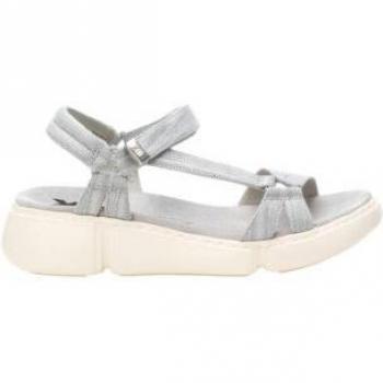 Sandalia de mujer Xti 142318 beige cierre adherente