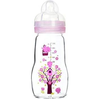 Biberon 1er âge rose 260 ml
