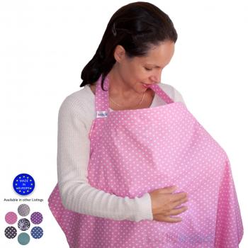Dazoriginal Cubierta de Lactancia Capa Lactancia Cubre Pañuelo Lactancia ROSA