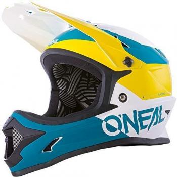O'Neal ONeal Unisex Mountainbike Fullface Helm Backflip Bungarra 2.0, Petrol Gelb, S, 0500-5