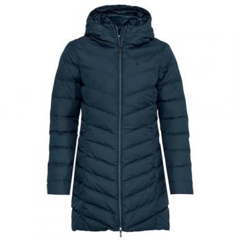 VAUDE Women's Annecy Down Coat - Lightweight Comfortable Winter Jacket in Blue (Size 38)