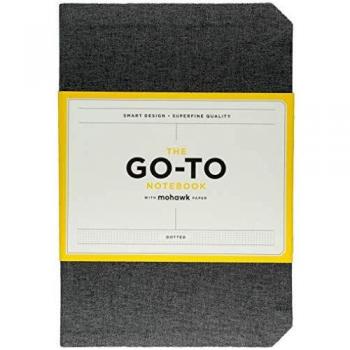 Go-To Notebook with Mohawk Paper, Slate Grey Dotted: Slate Grey Dotted - with Mohawk Paper