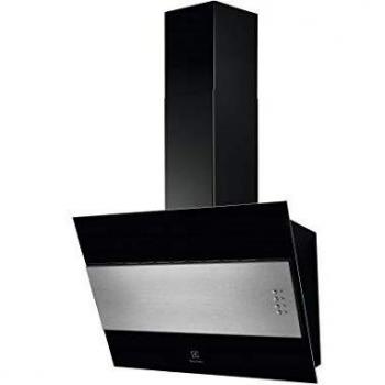 Campana decorativa inclinada Electrolux LFV316Y 60cm, 600m³/h, negra