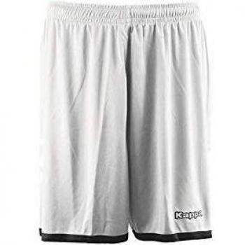 Kappa Salerne Pantalón Corto, Unisex, Verde/Blanco, 6Y/8Y