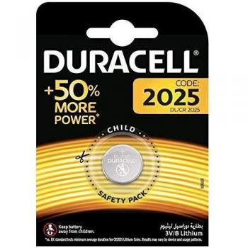 Duracell CR2025 Lithium Button Cell Batteries, 2-Pack