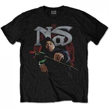 Nas Men's NASTS01MB01 T-Shirt, Black, Small