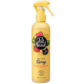 Pet Head Felin' Good Spray Desodorizante y Nutritivo para Gatos, Aroma Lemonberry, 300 ml