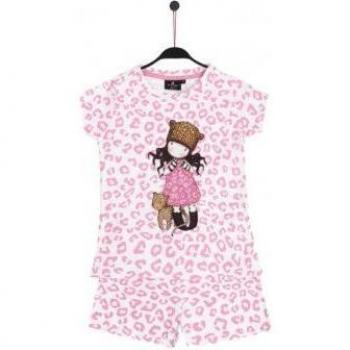 PIJAMA GORJUSS SANTORO MANGA CORTA PURRRFECT PARA NIÑA