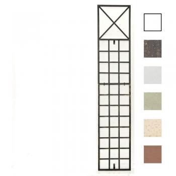 Reja Trepadora de Pared Trigo Bronce 200x40 cm, Soporte Metálico para Plantas Trepadoras