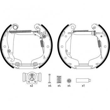 Kit de zapatas de freno TEXTAR 84044801, frenos de tambor