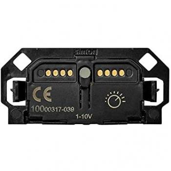 Interruptor regulable Simon 100 para 1-10V SIMON 10000317-039, interruptor regulable electrónico 230V, compatible con sistemas de regulación de luz de 1-10V