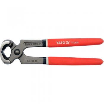 Alicate de corte diagonal Yato YT-2050, acero al carbono, mango antideslizante, longitud 200 mm, ideal para cortar cables y alambres