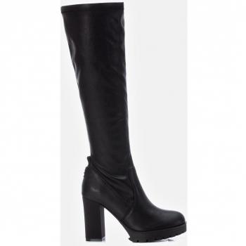 Botas Refresh 171071 para Mujer, Color Negro, Talla 40, con Tacón de 9cm y Cierre de Cremallera