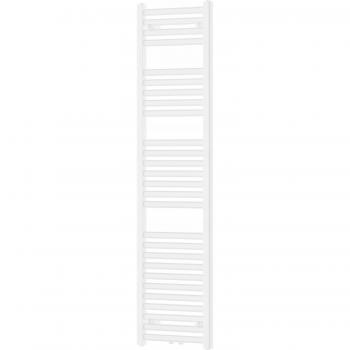 Radiador secatoallas eléctrico y de agua 574W 150x40x3, Blanco