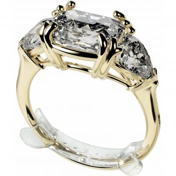 Ringo: 6-Pack de la primera completamente invisible anillo sizer con módulo de material para el ajuste perfecto en su dedo cada vez