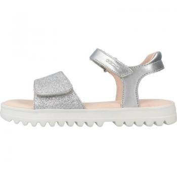 Geox Girl's Silver Coralie Sandals