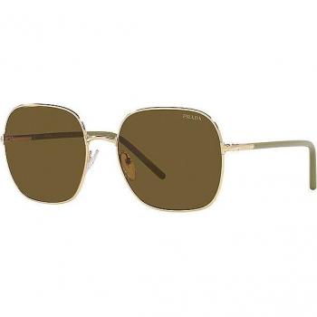 Prada PR 67XS Gold Sunglasses for Women - Asian Fit