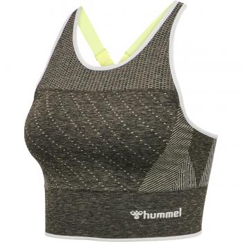Sujetador Deportivo Hummel Hana Seamless Marrón XS Mujer