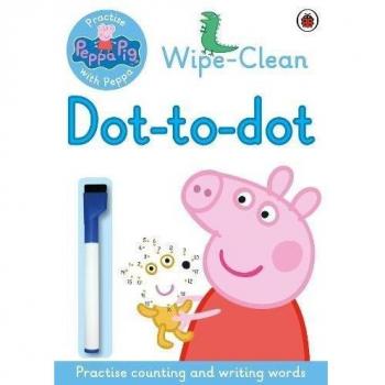 Libro de Actividades Borrable de Peppa Pig: Practica Escritura y Conecta los Puntos