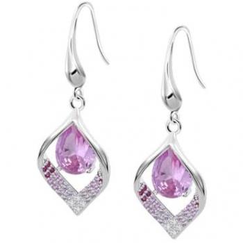 Pendientes Lotus Silver Colors LP3711-4/2 Plata Mujer, acabado brillo, circonitas engastadas