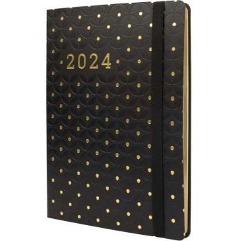 Agenda Finocam Flexi Joy FA5 2024 Semana Vista Vertical Dotts Multicolor Multilingüe Encuadernada 148x210mm Enero-Diciembre