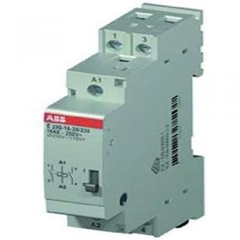 ABB E290-16-20/230 - Latching relay 230V AC, Surge current switch, two-pole, 2 NO contacts
