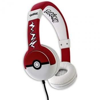 OTL Technologies Pokémon Pokeball Rojo, Color Blanco Supraaural Diadema Auricular - Auriculares