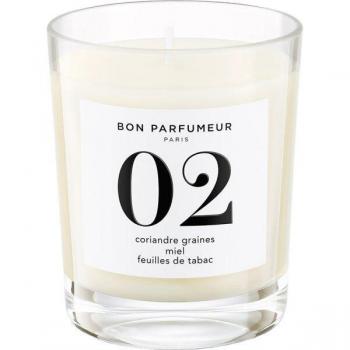 Bon Parfumeur - Candle 02 Velas 180 g unisex con notas de coriandro, miel y hojas de tabaco