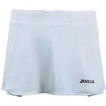 Joma Open - Falda para mujer, color blanco, talla M