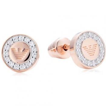 Emporio Armani EG3054 - Pendientes de plata de ley con circonita