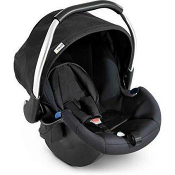 Hauck Comfort Fix, Silla de coche grupo 0+ Isofix, negro