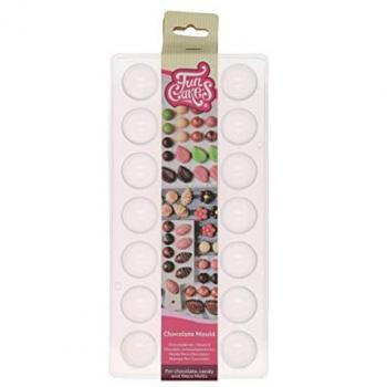 Molde para Chocolate Transparente Twist Espiral Sin BPA - Glotomania Funcakes