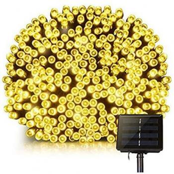 Guirnalda Luminosa Solar Yogy - 200 LEDs, 1700 cm, Luz Blanca Cálida