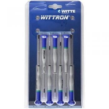 Witte herramientas Wittron destornillador-en plástico-paquete de bisagras, de 7 piezas Torx, 89343